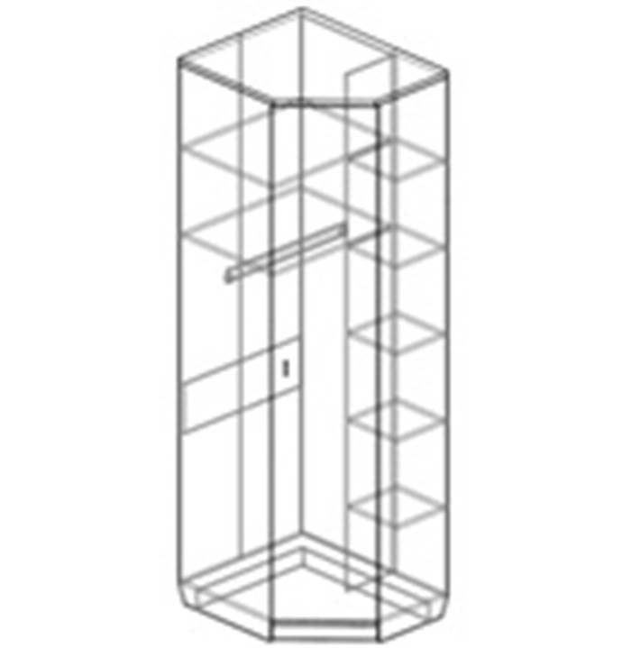 Шкаф угловой Соло СЛ - 32